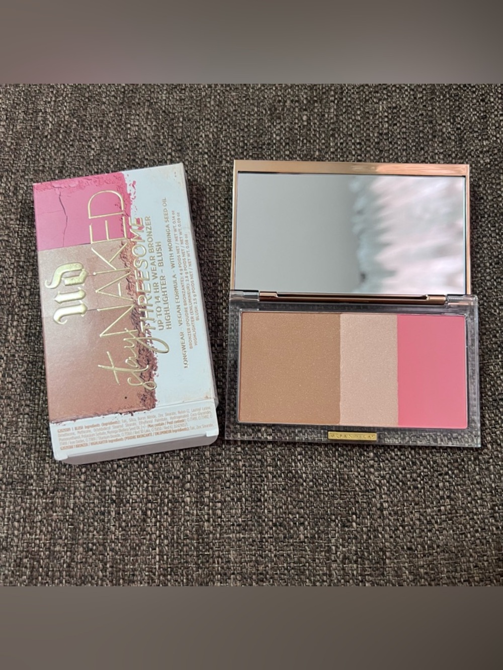 URBAN DECAY Stay Naked Threesome Blush Bronzer & Highlighter naked bundle of 2 - Picture 2 of 10